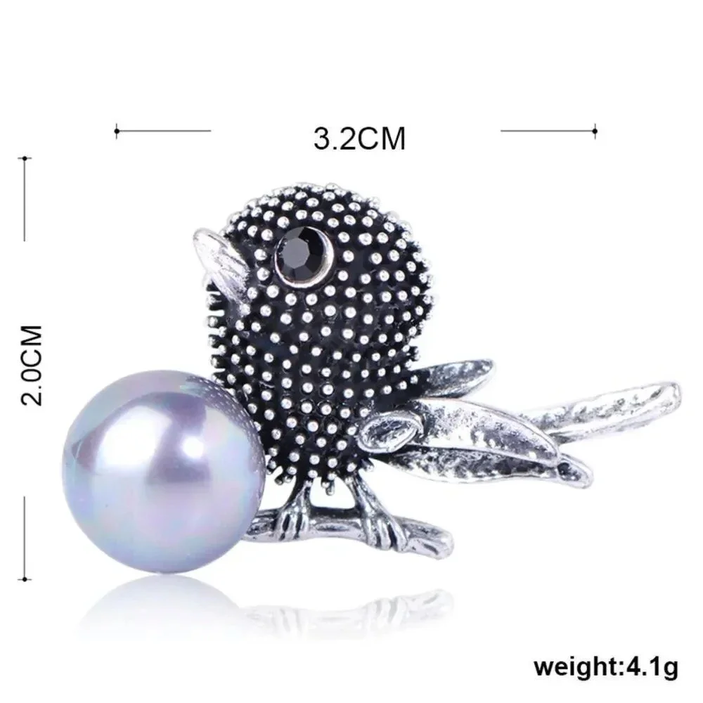 VQ Gold Bird Brooch